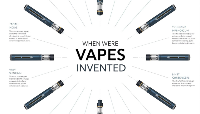 when were vapes invented