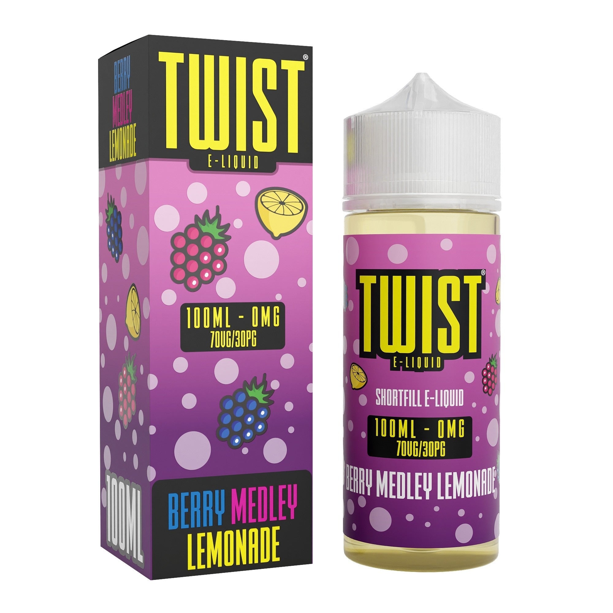 Berry Medley Lemonade 100ml E Liquid Twist Liquids