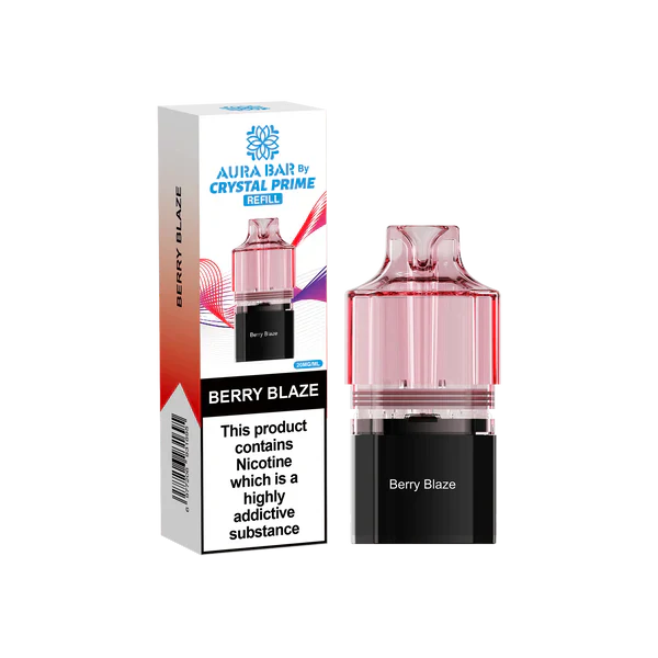 Crystal Prime Aura Bar 10k Replacement Pods - Box of 5