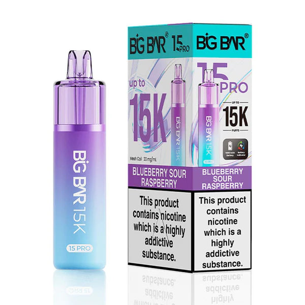 Big Bar Pro 15K Puffs Prefilled Pod Kit - Box of 5