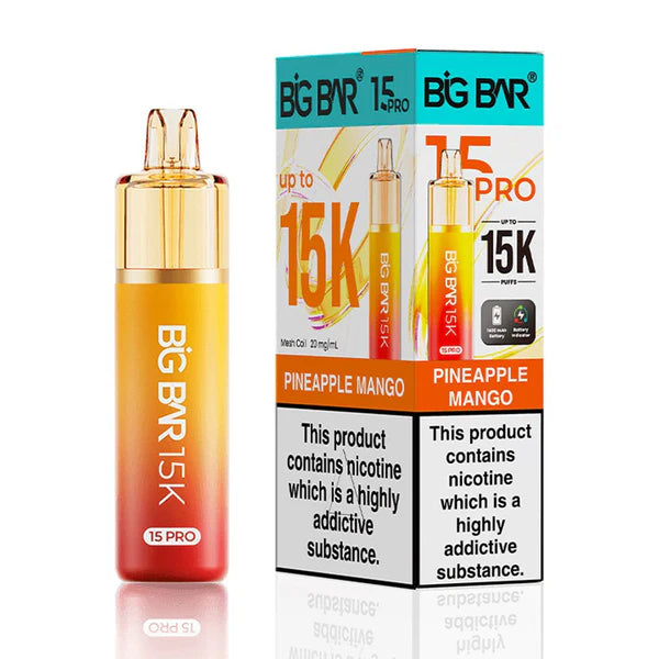Big Bar Pro 15K Puffs Prefilled Pod Kit - Box of 5