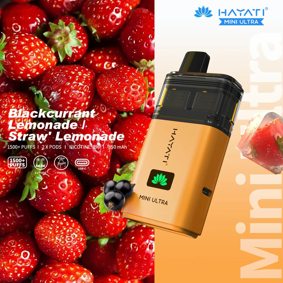 Hayati Mini Ultra 1500+ Puffs