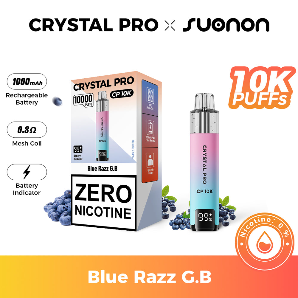 Crystal PRO CP 10K KIT 0MG  NO NICOTINE 10000 puff