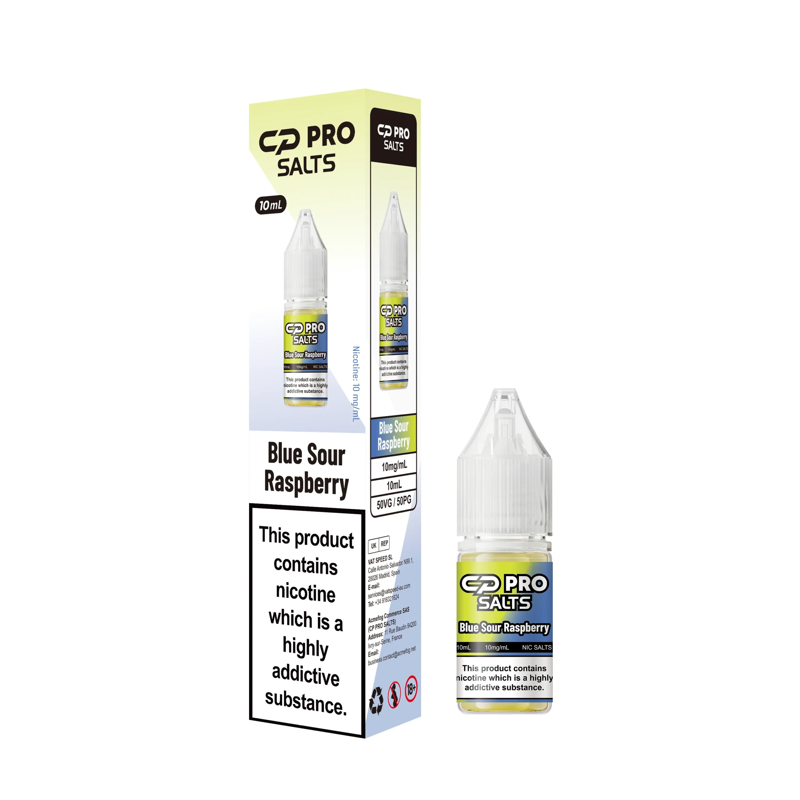 Crystal Pro CP Nic Salt E-Liquid - 10mg & 20mg - Box of 5