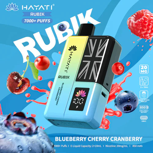Hayati Rubik 7000+ Puffs Prefilled Kit - Box of 5