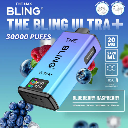 The Bling Ultra Plus 30k Puffs Prefilled Pod Vape Kit