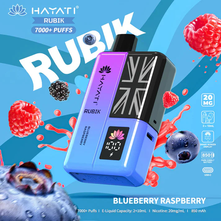 Hayati Rubik 7000+ Puffs Prefilled Kit - Box of 5