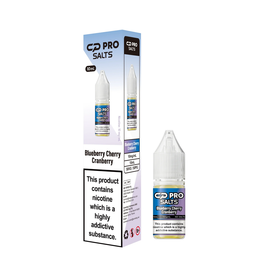 Crystal Pro CP Nic Salt E-Liquid - 10mg & 20mg - Box of 5