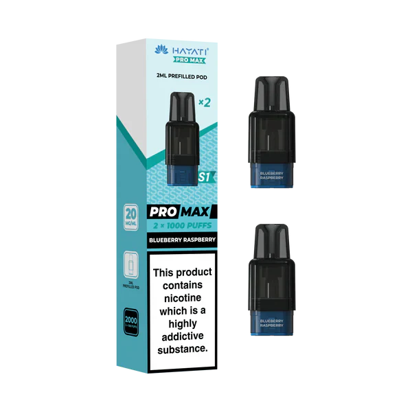 Hayati Pro Max S1 1000+ Prefilled Pods - Box of 10