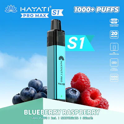 Hayati Pro Max+ S1 1000 Puffs Prefilled Kit - Box of 5