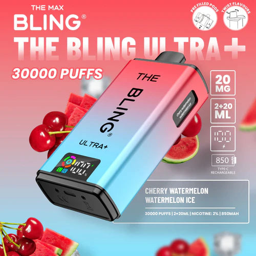 The Bling Ultra Plus 30k Puffs Prefilled Pod Vape Kit