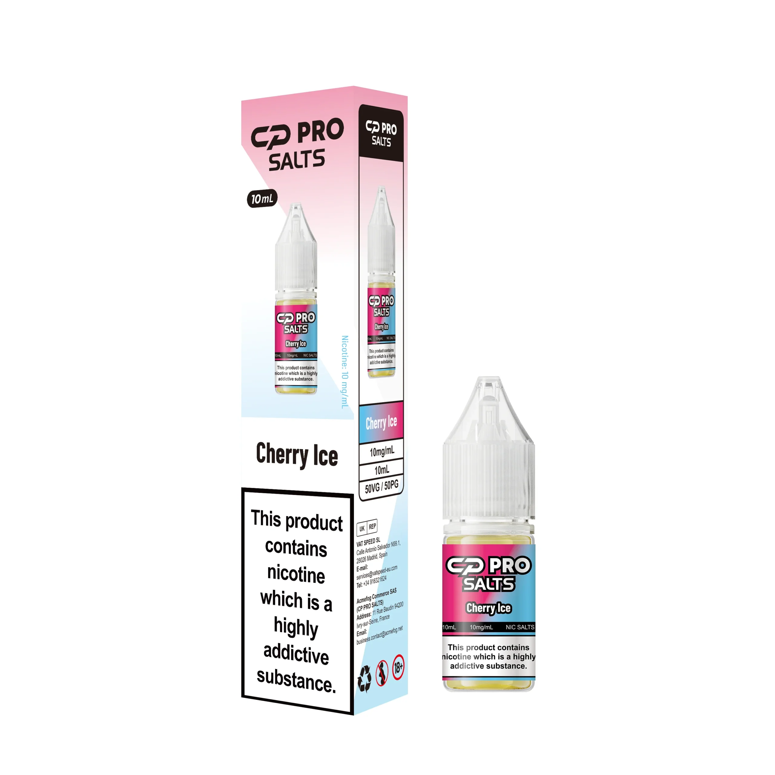 Crystal Pro CP Nic Salt E-Liquid - 10mg & 20mg