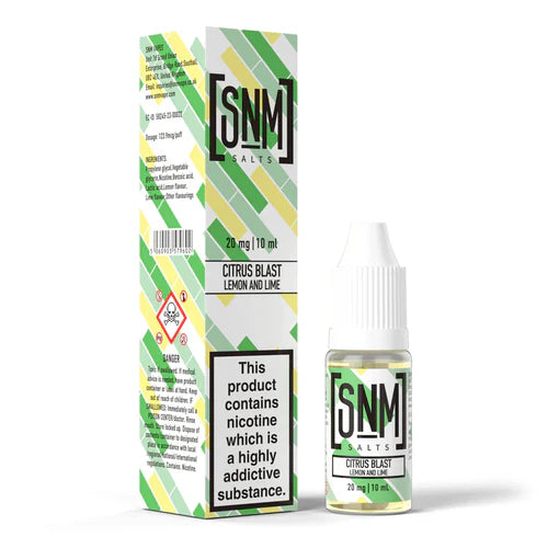 SNM Vapes Nic Salts E-Liquid