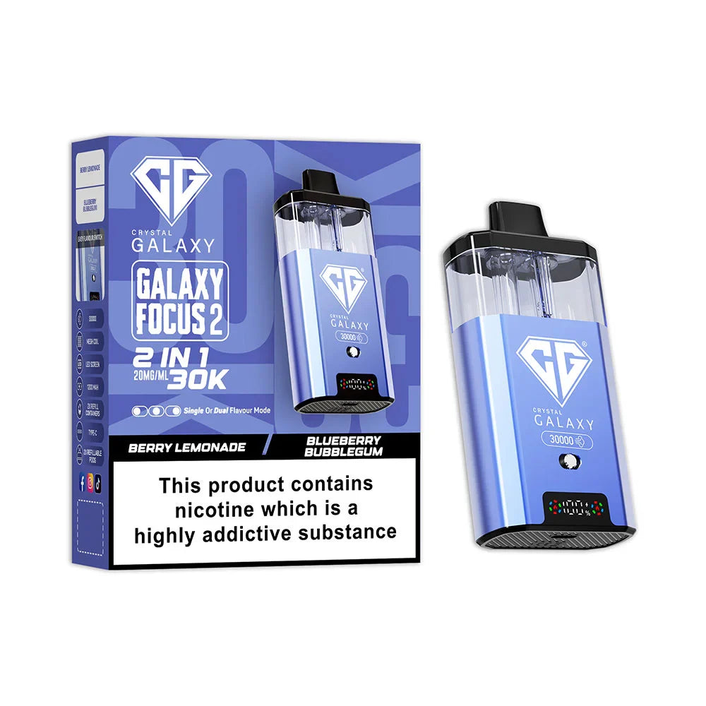 Crystal Galaxy Focus 2 30k Prefilled Vape Kit| TPD compliant