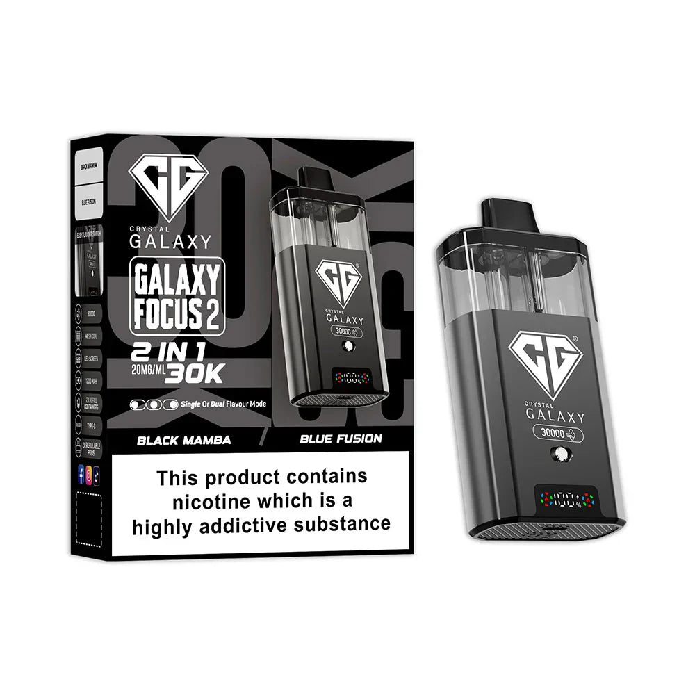 Crystal Galaxy Focus 2 30k Prefilled Vape Kit| TPD compliant