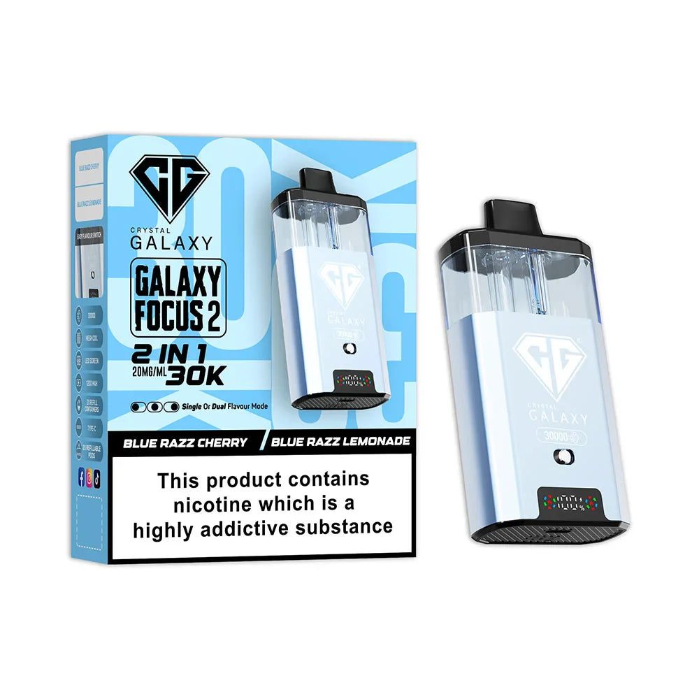 Crystal Galaxy Focus 2 30k Prefilled Vape Kit| TPD compliant