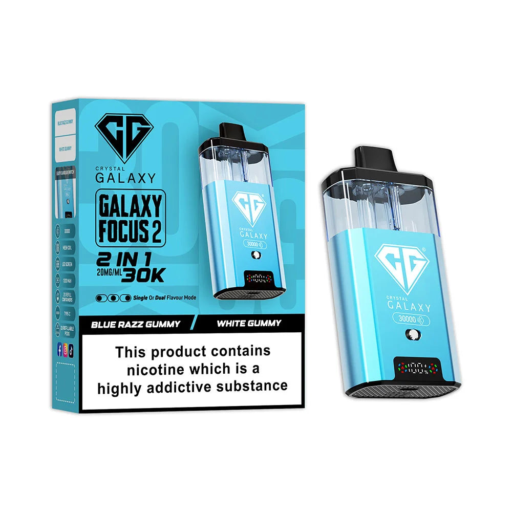 Crystal Galaxy Focus 2 30k Prefilled Vape Kit| TPD compliant