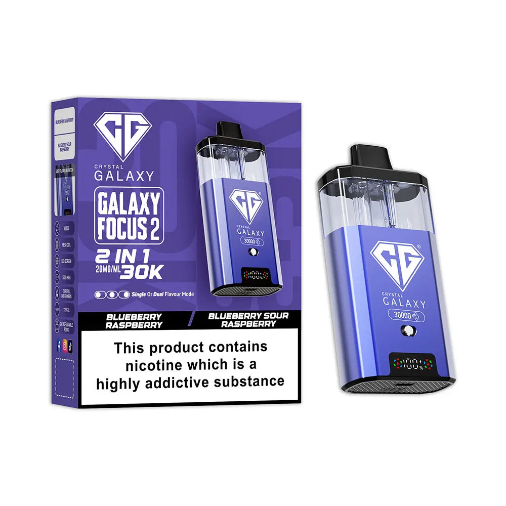 Crystal Galaxy Focus 2 30k Prefilled Vape Kit| TPD compliant