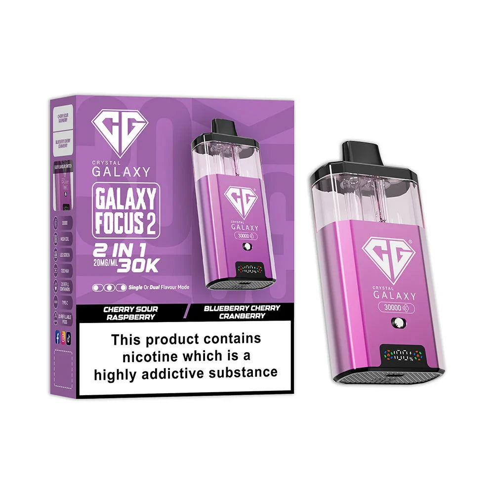 Crystal Galaxy Focus 2 30k Prefilled Vape Kit| TPD compliant