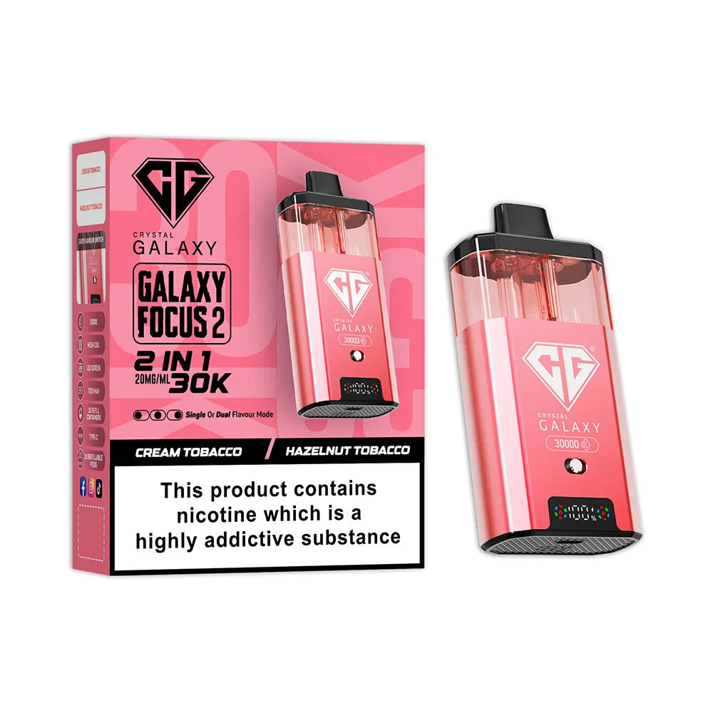 Crystal Galaxy Focus 2 30k Prefilled Vape Kit| TPD compliant