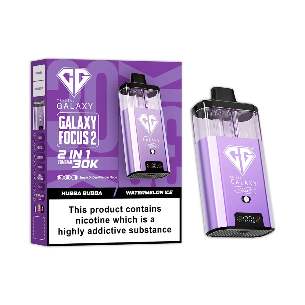 Crystal Galaxy Focus 2 30k Prefilled Vape Kit| TPD compliant