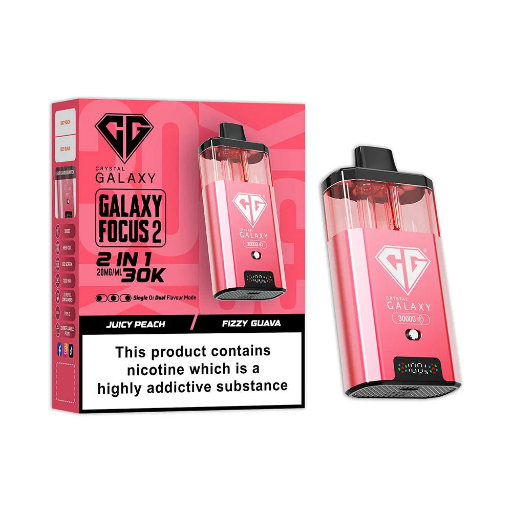 Crystal Galaxy Focus 2 30k Prefilled Vape Kit| TPD compliant