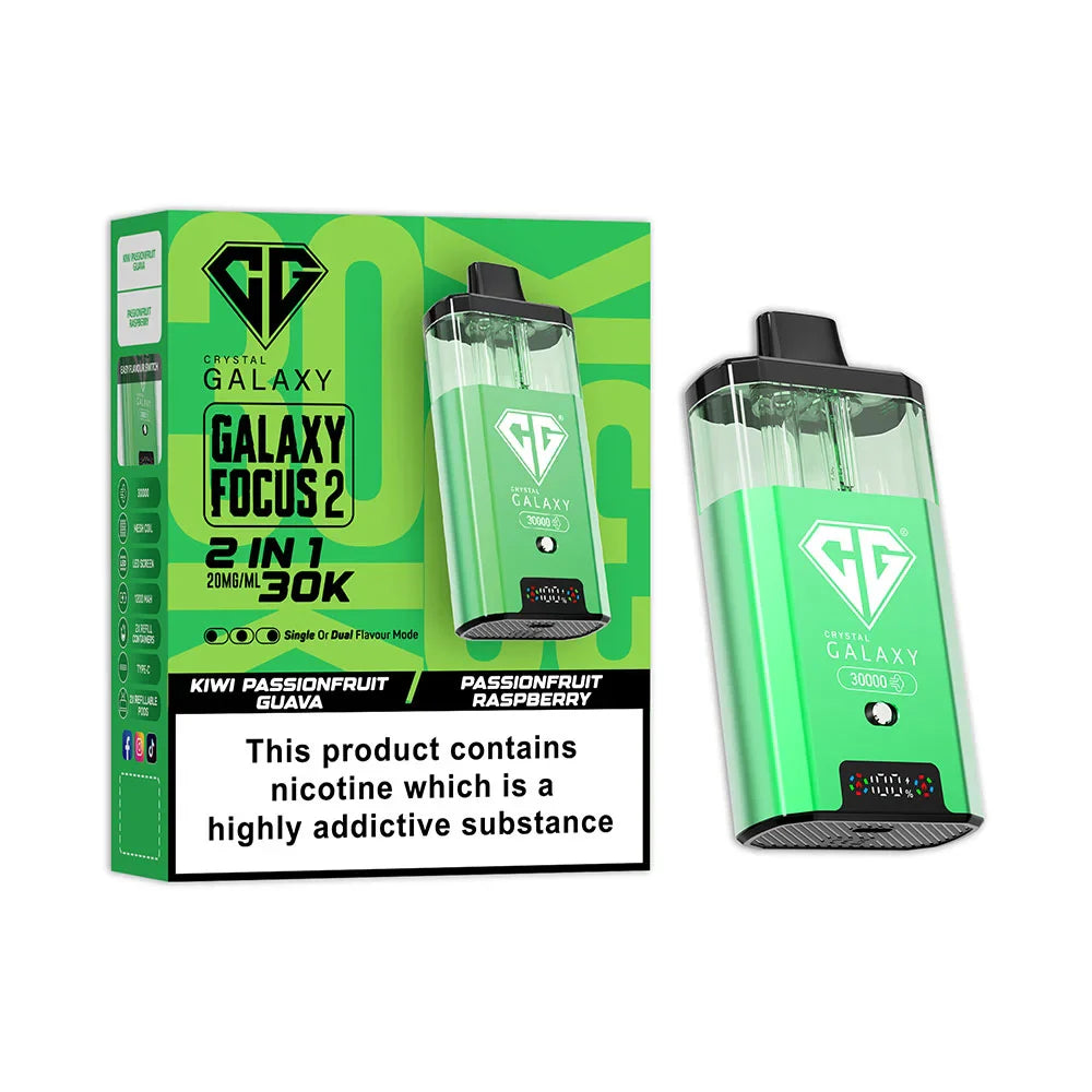 Crystal Galaxy Focus 2 30k Prefilled Vape Kit| TPD compliant