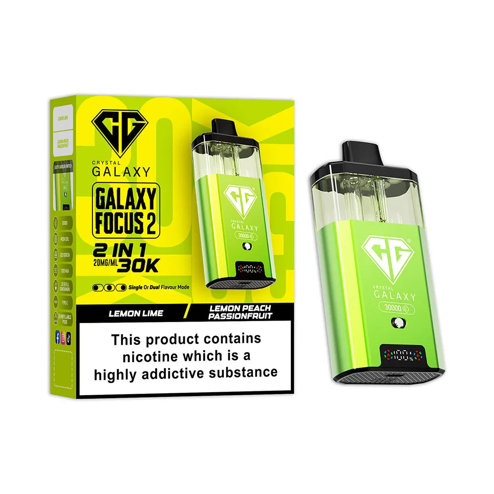 Crystal Galaxy Focus 2 30k Prefilled Vape Kit| TPD compliant