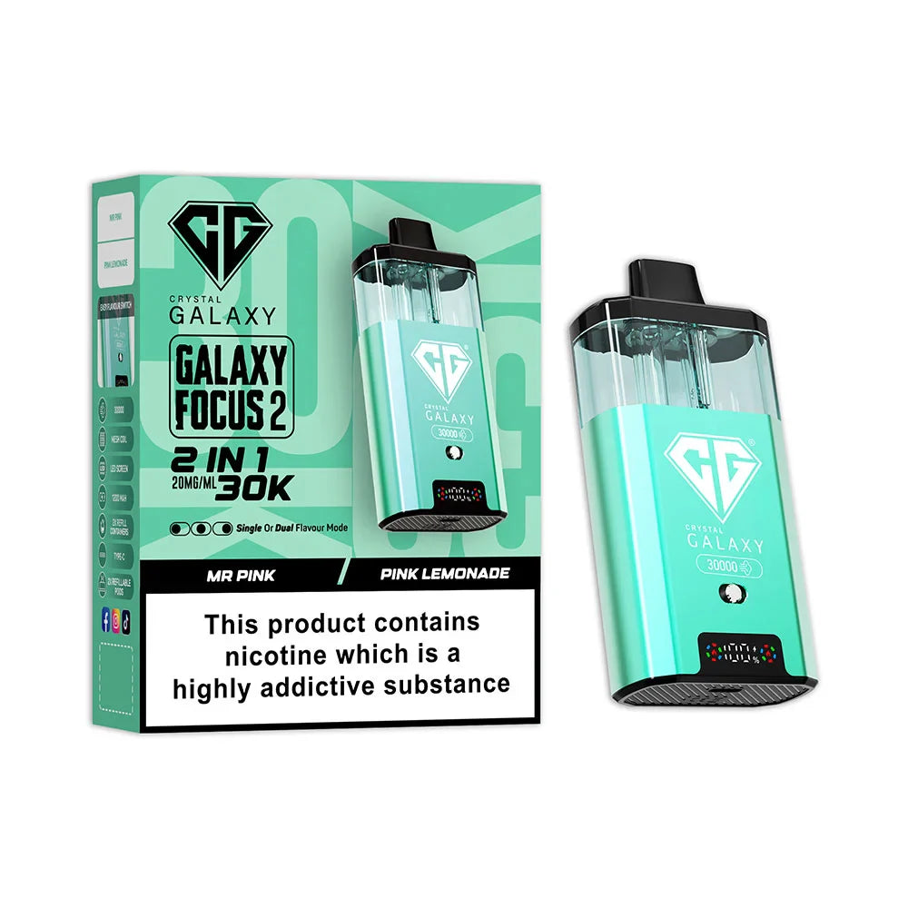 Crystal Galaxy Focus 2 30k Prefilled Vape Kit| TPD compliant