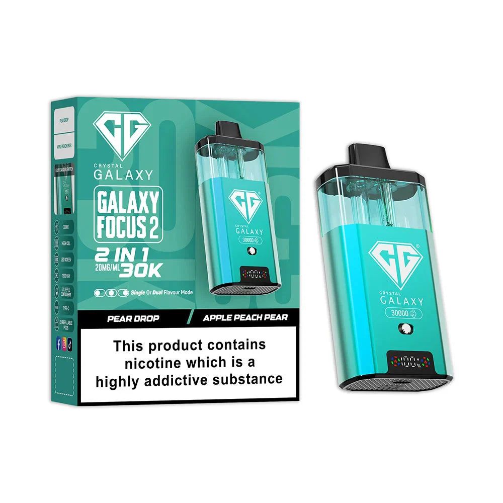 Crystal Galaxy Focus 2 30k Prefilled Vape Kit| TPD compliant
