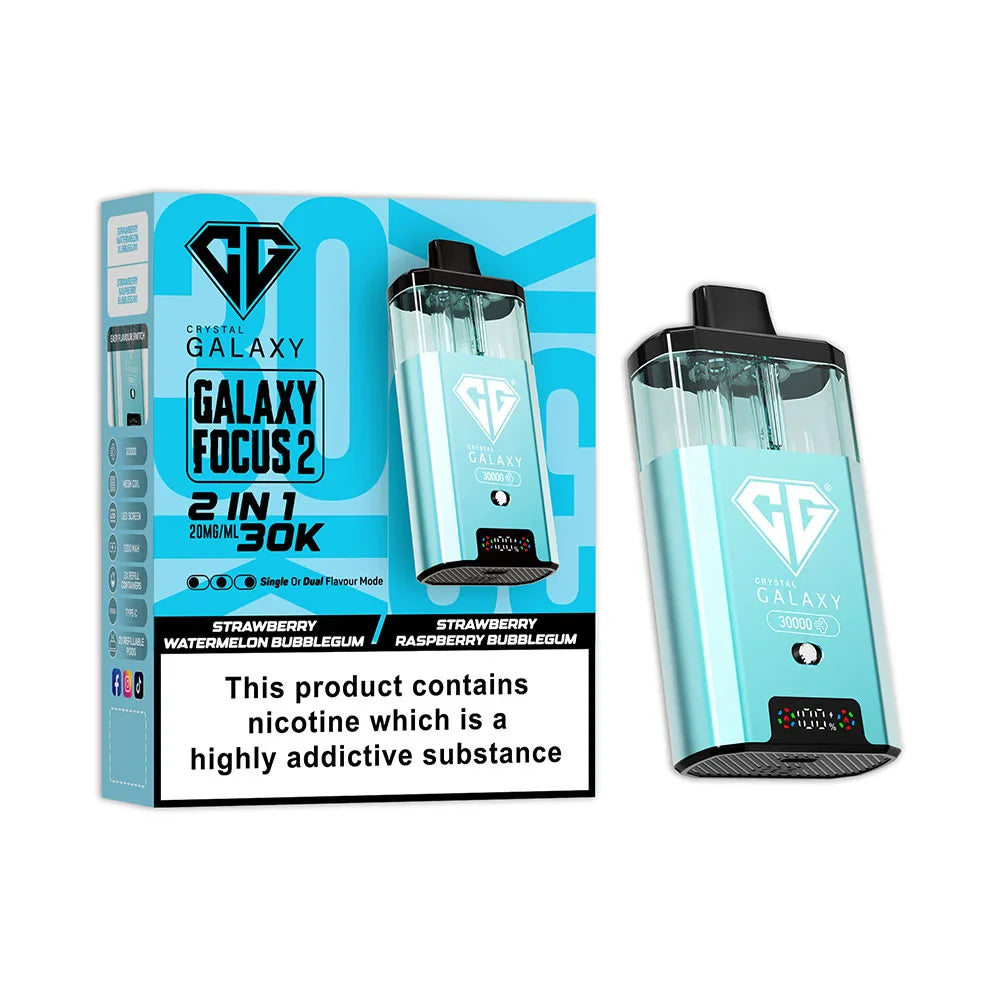 Crystal Galaxy Focus 2 30k Prefilled Vape Kit| TPD compliant