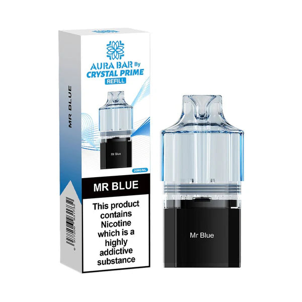 Crystal Prime Aura Bar 10k Replacement Pods - Box of 5