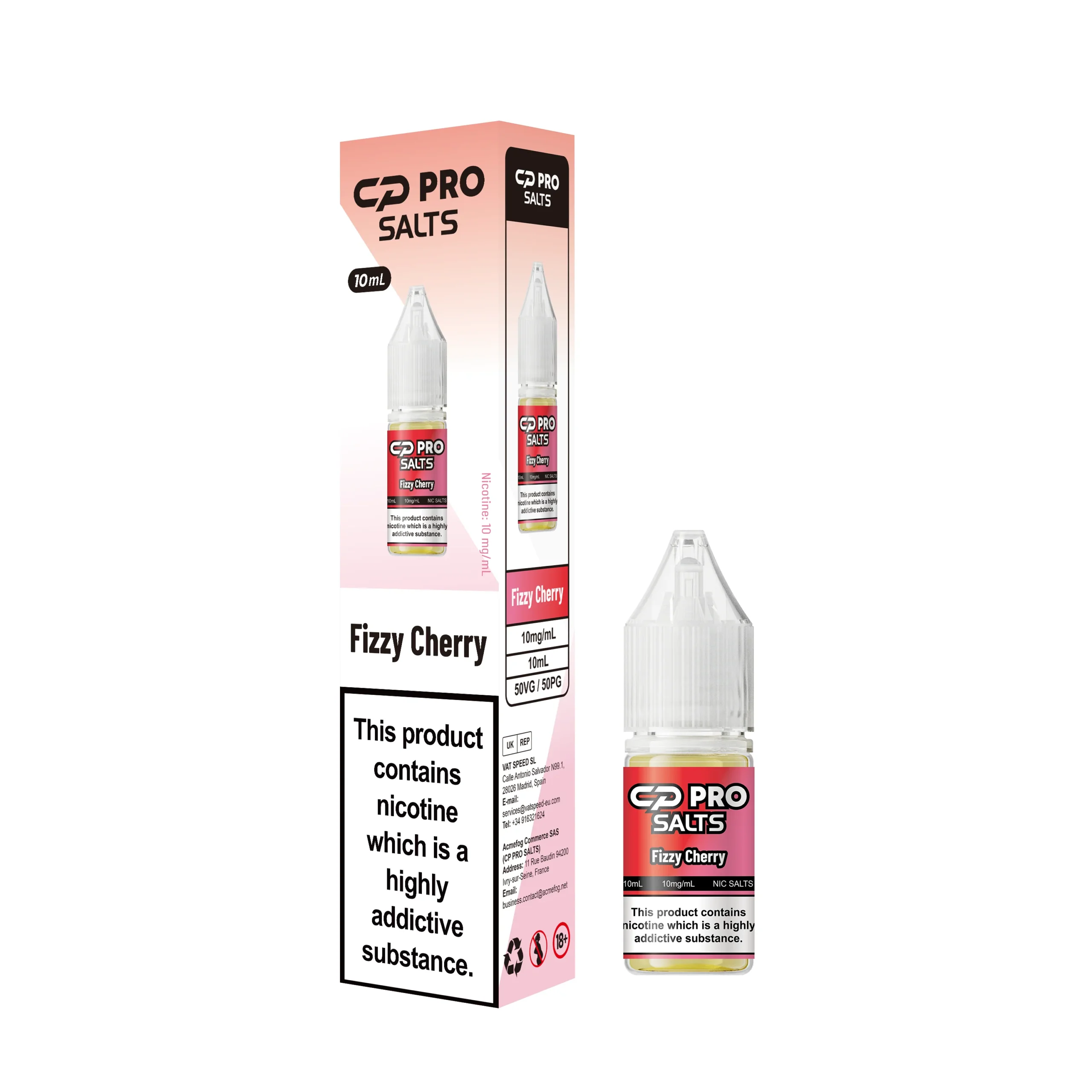 Crystal Pro CP Nic Salt E-Liquid - 10mg & 20mg - Box of 5