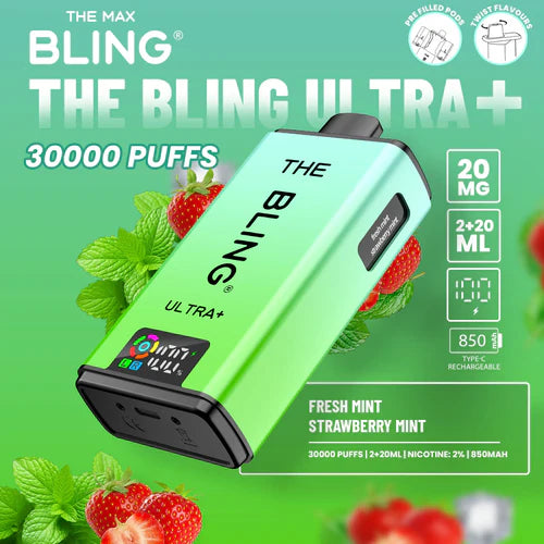 The Bling Ultra Plus 30k Puffs Prefilled Pod Vape Kit