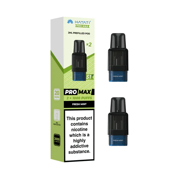 Hayati Pro Max S1 1000+ Prefilled Pods - Box of 10