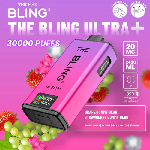 The Bling Ultra Plus 30k Puffs Prefilled Pod Vape Kit