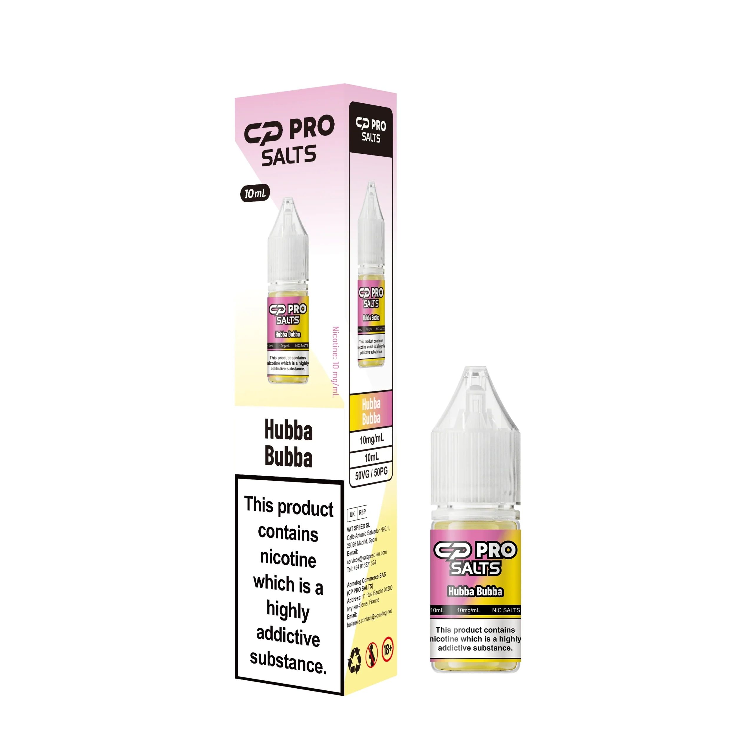 Crystal Pro CP Nic Salt E-Liquid - 10mg & 20mg