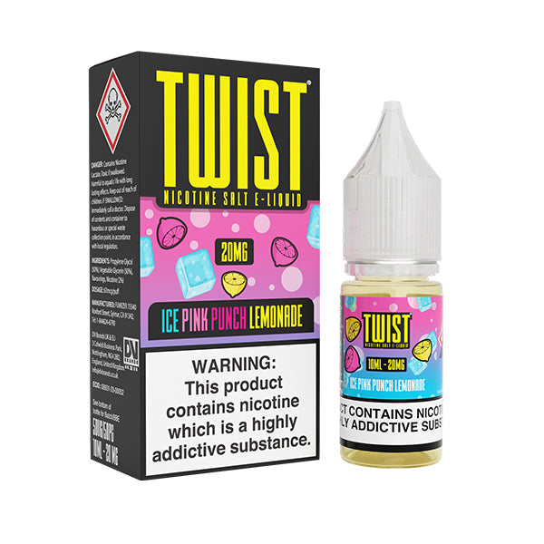 Ice pink punch lemonade 10ml nic salt twist