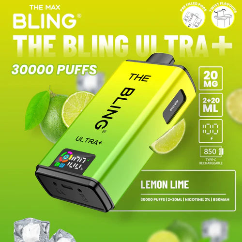 The Bling Ultra Plus 30k Puffs Prefilled Pod Vape Kit