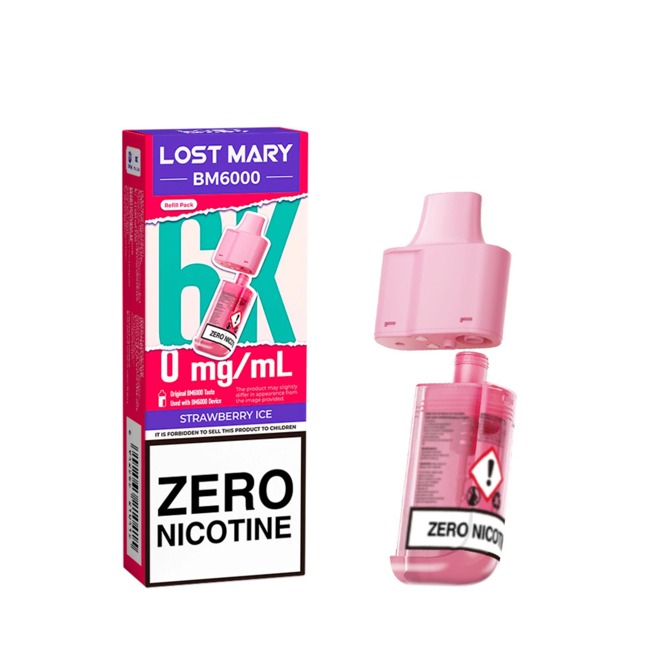 Lost Mary BM6000 Zero Nicotine Refill Pack