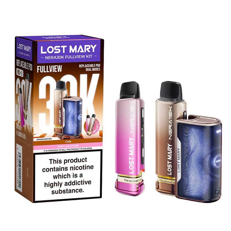 Lost Mary Nera 30K Fullview Prefilled Pod Kit - Box of 5