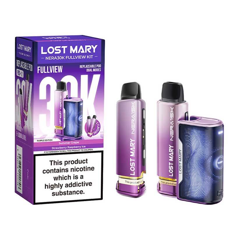 Lost Mary Nera 30K Fullview Prefilled Pod Kit - Box of 5