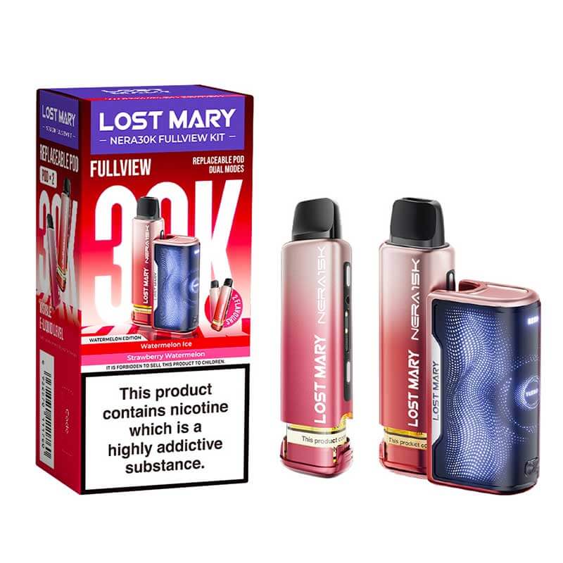 Lost Mary Nera 30K Fullview Prefilled Pod Kit - Box of 5