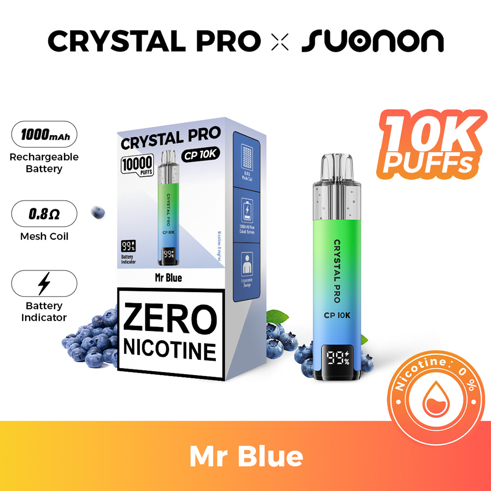 Crystal PRO CP 10K KIT 0MG  NO NICOTINE 10000 puff