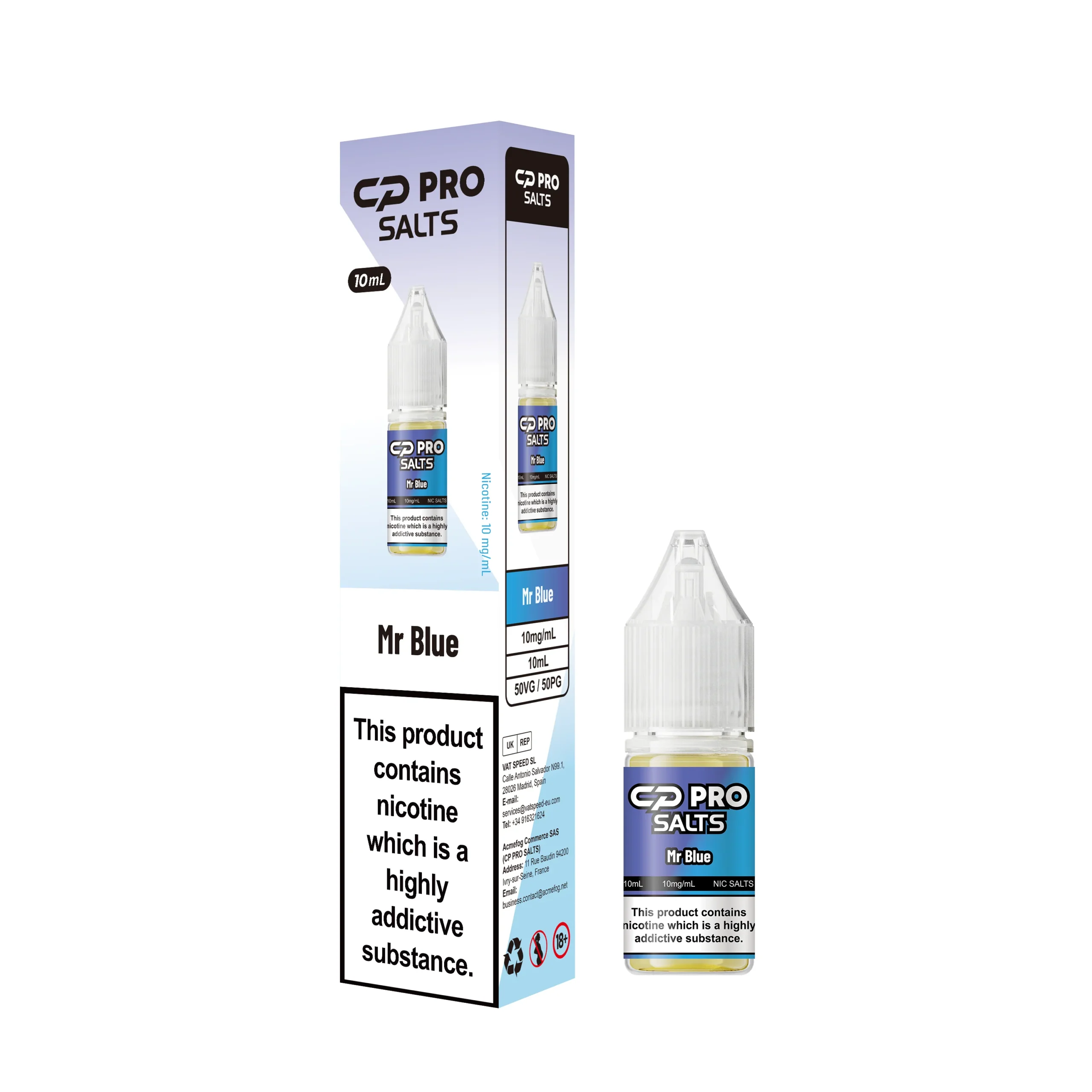 Crystal Pro CP Nic Salt E-Liquid - 10mg & 20mg