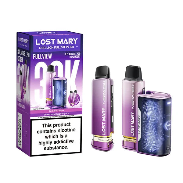Lost Mary Nera 30K Fullview Prefilled Pod Kit - Box of 10