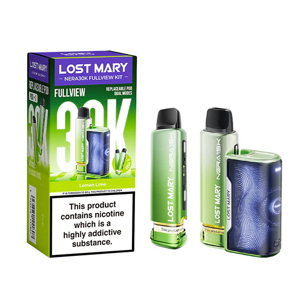 Lost Mary Nera 30K Fullview Prefilled Pod Kit - Box of 10