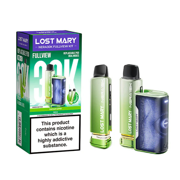 Lost Mary Nera 30K Fullview Prefilled Pod Kit - Box of 10