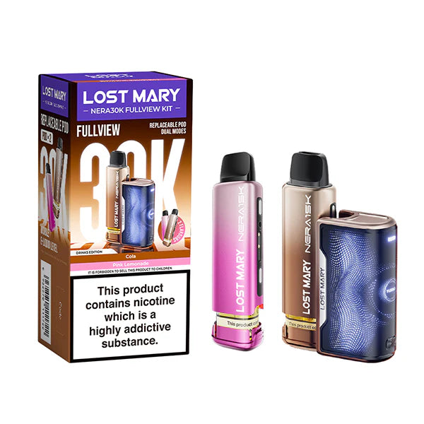 Lost Mary Nera 30K Fullview Prefilled Pod Kit - Box of 10
