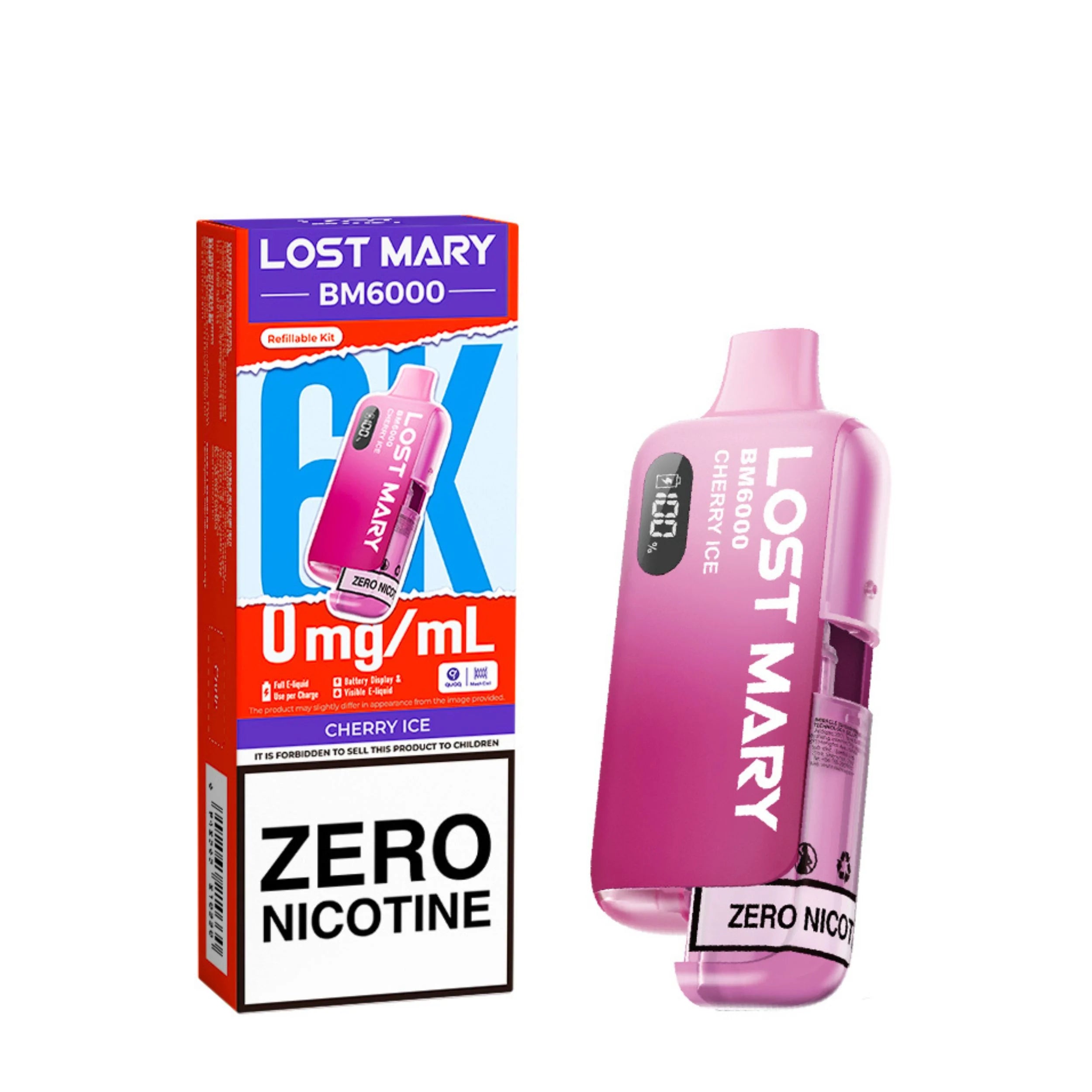 Lost Mary BM6000 Zero Nicotine Prefilled Pod Kit